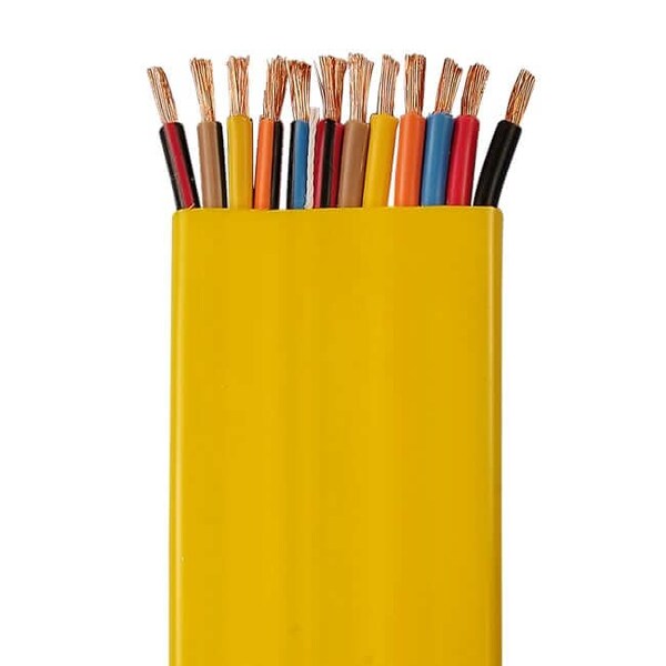 Starke Flat Festoon Crane Cable, 12Wire, 14 AWG, 100' SFC12W14AWG100